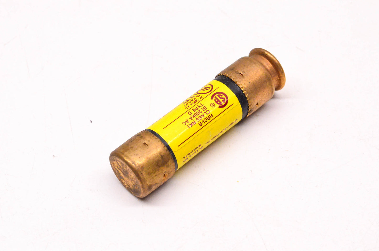 Cooper Bussmann 60 Amp 250v AC Dual-Element Time-Delay Current Limiting Fuse NOS