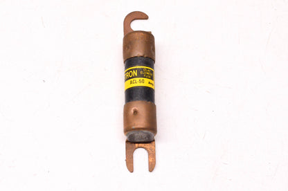 Cooper Bussmann ACL-50 ACL50 50 Amp Fusetron Dual-Element Fuse NOS