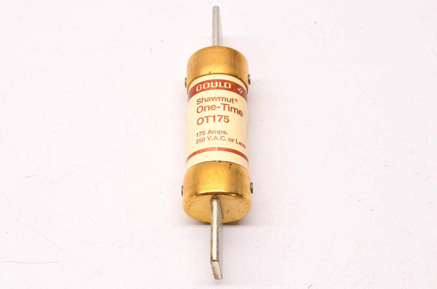 Gould OT175 175 Amp 250 Volt One-Time Fuse NOS