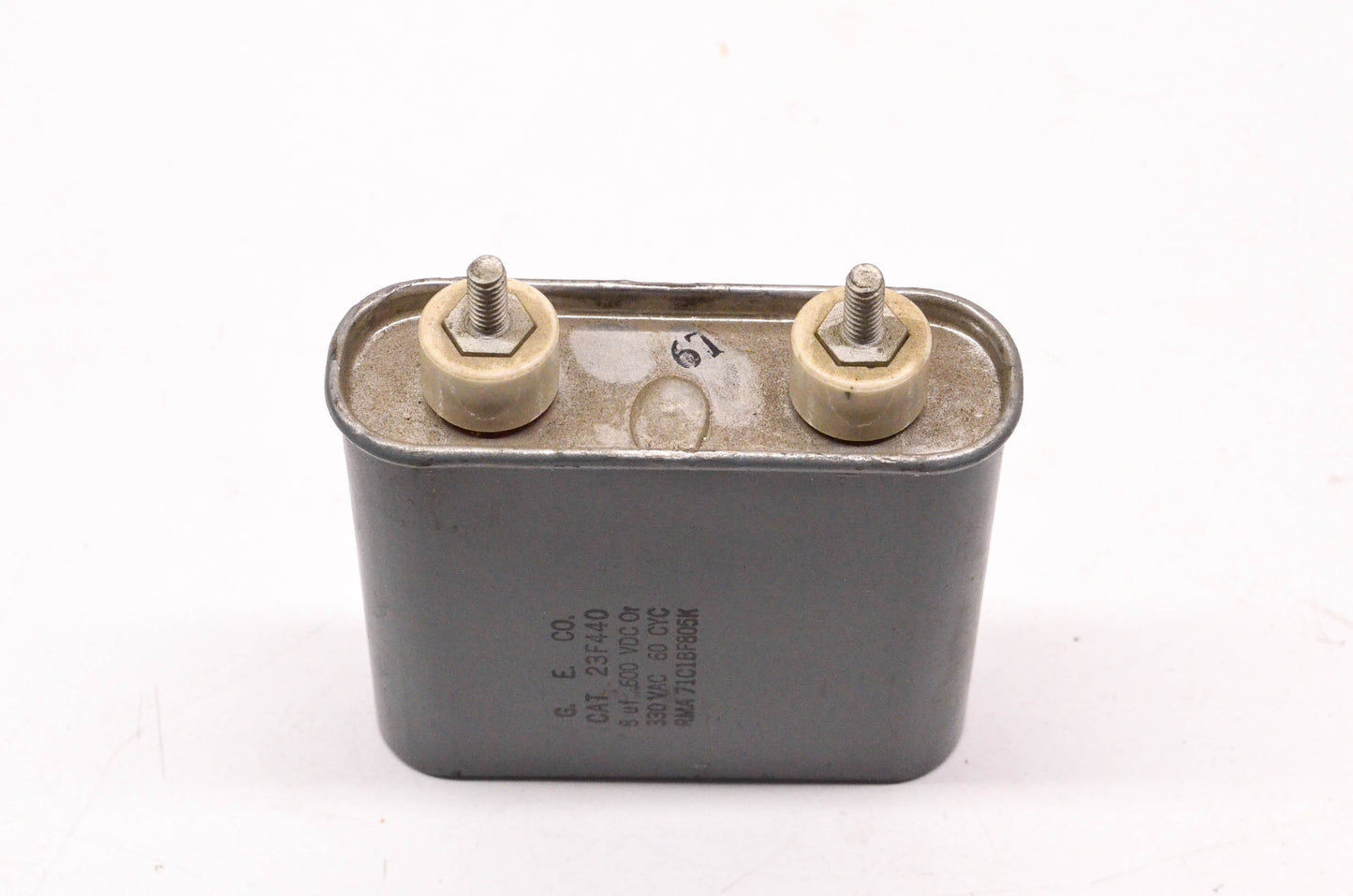 General Electric 23F440 8uF 600 Volt DC or 330 Volt AC Capacitor NOS