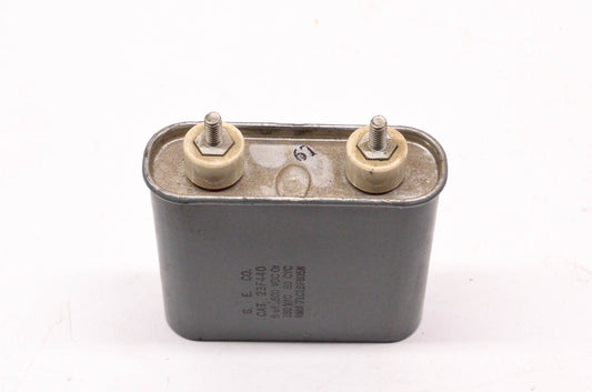General Electric 23F440 8uF 600 Volt DC or 330 Volt AC Capacitor NOS