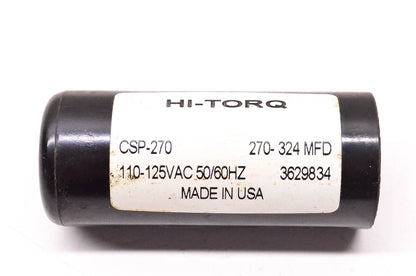 Hi-Torq CSP-270 110-125 VAC 50/60HZ Start Capacitor NOS