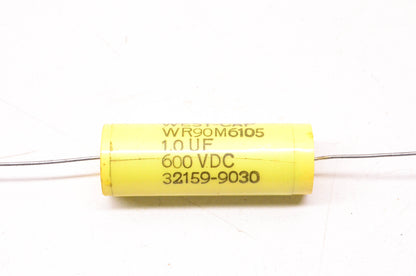 West-Cap WR90M6105, 32159-9030 1uF 600 Volt DC Capacitor NOS
