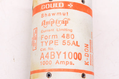 Gould Type 55AL 1000 Amp 600 Volt AC or Less Current Limiting Fuse