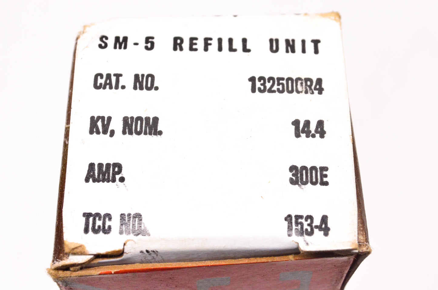 S&C Electric 132500R4 300E Amp 14.4 KV Max SM-5 Fuse Refill Unit NOS