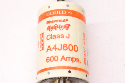 Gould A4J600 600 Amp 600 Volt Class J Amp-Trap Fuse NOS