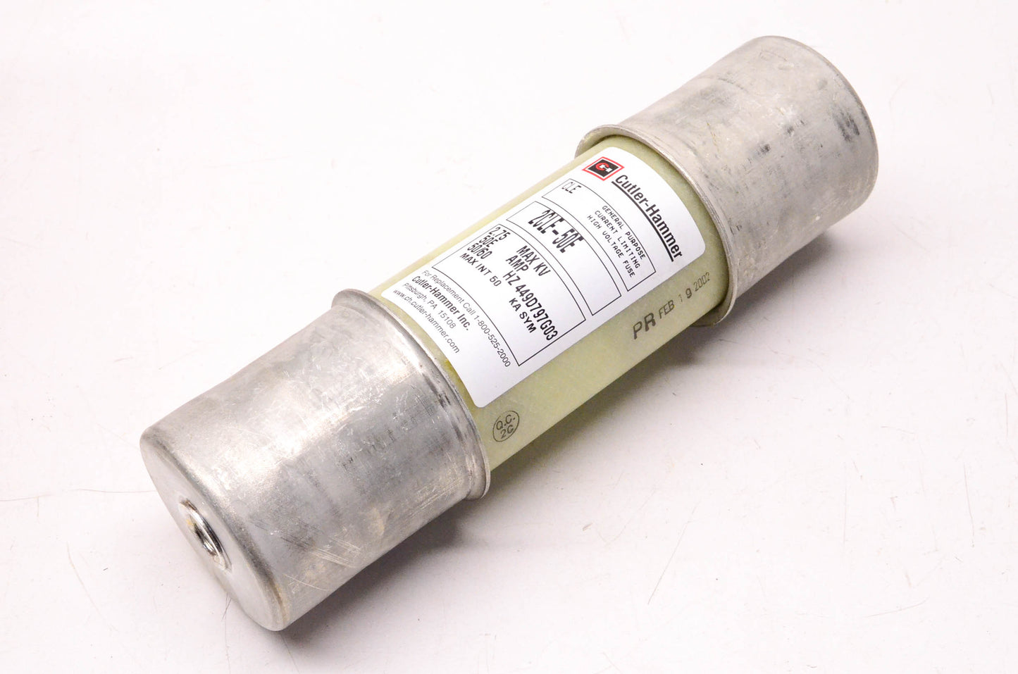 Cutler-Hammer 449D797G03, 2CLE-50E 50E Amp 2.75KV Fuse NOS