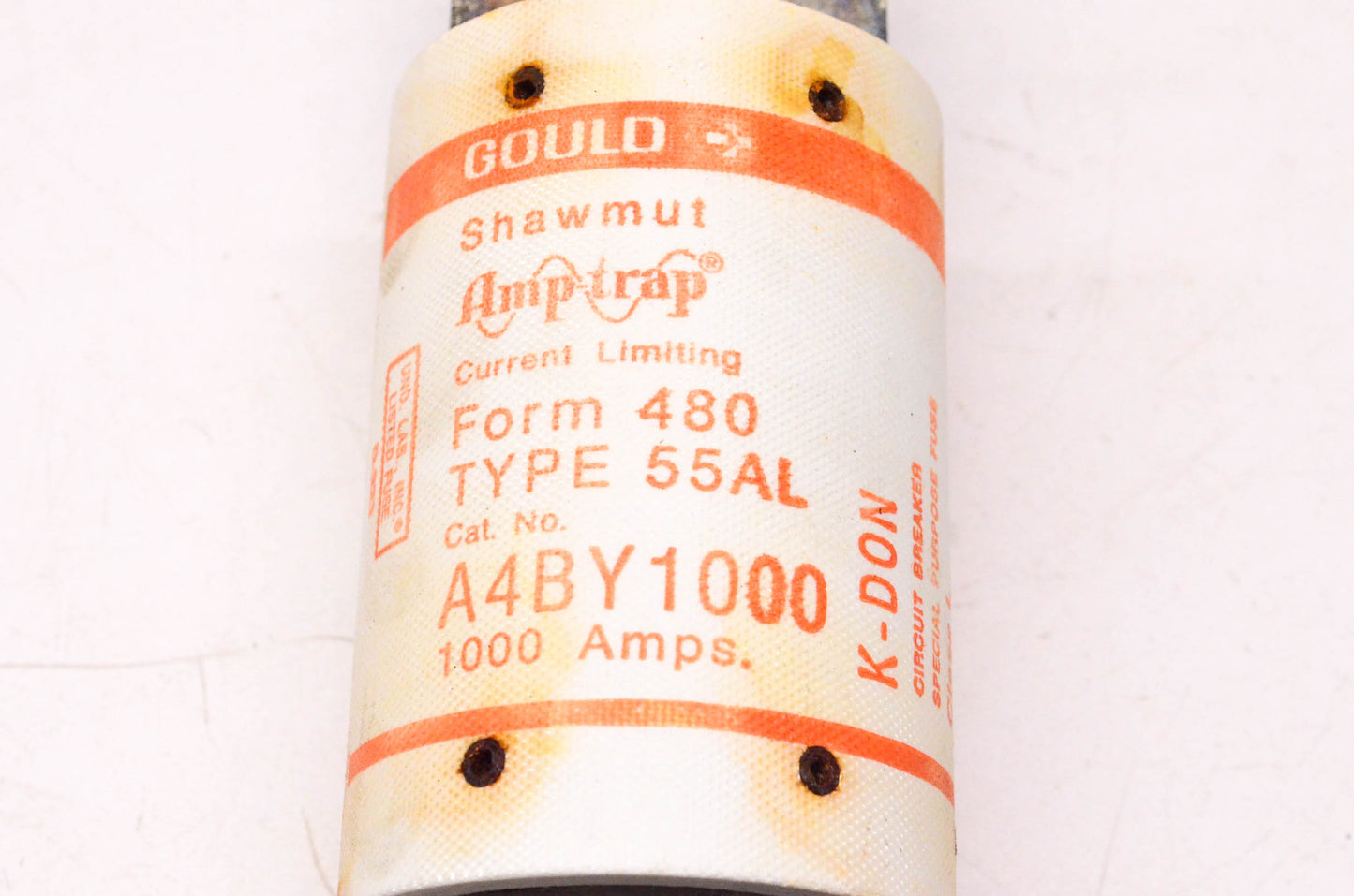 Gould Type 55AL 1000 Amp 600 Volt AC or Less Current Limiting Fuse NOS
