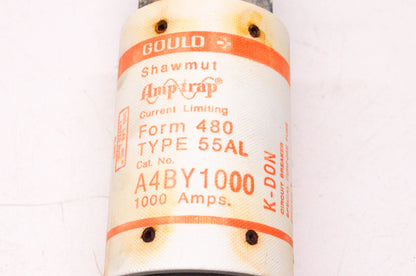 Gould Type 55AL 1000 Amp 600 Volt AC or Less Current Limiting Fuse NOS