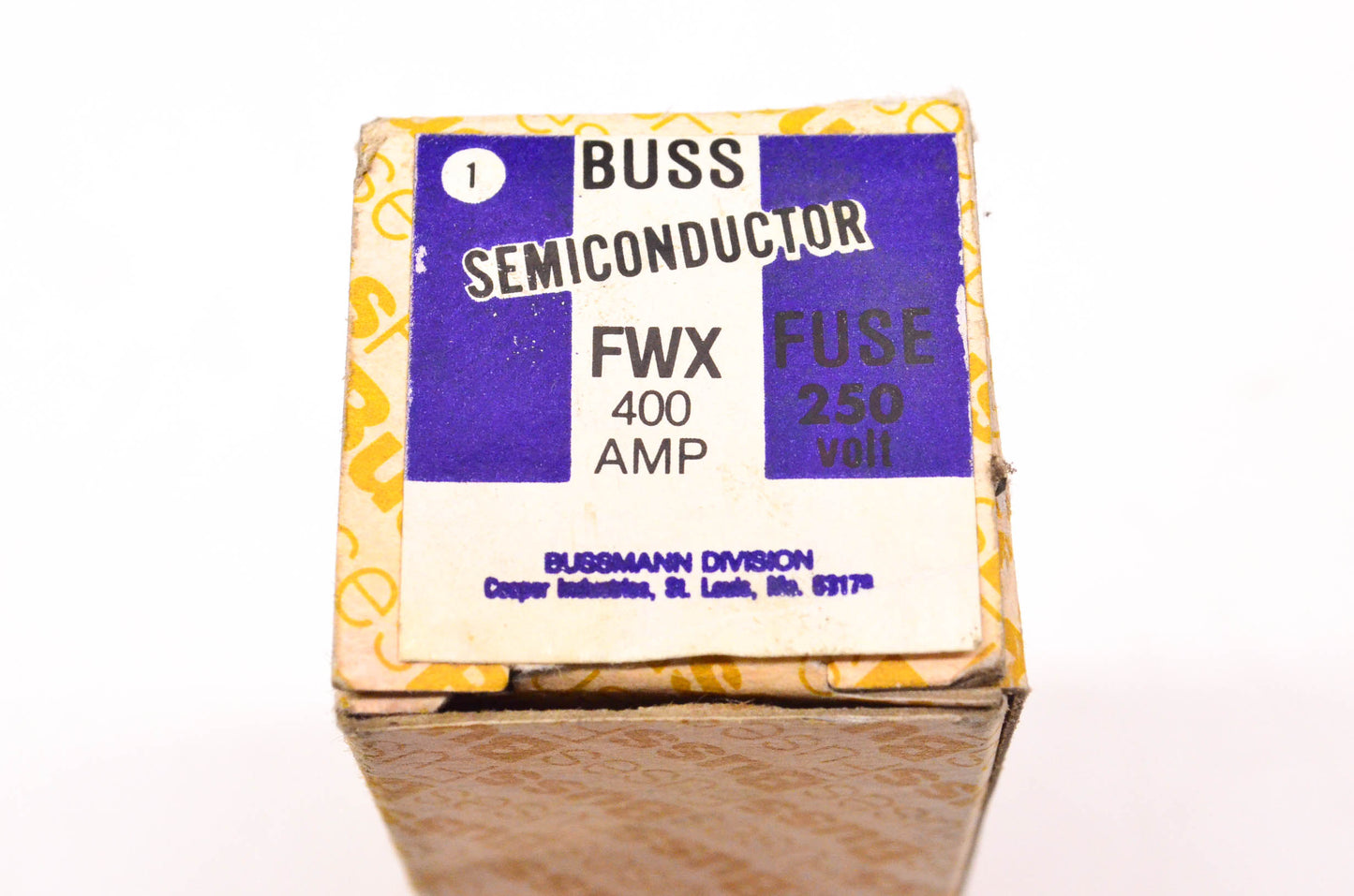 Cooper Bussmann FWX400 400 Amp 250 Volt Semiconductor Fuse NOS