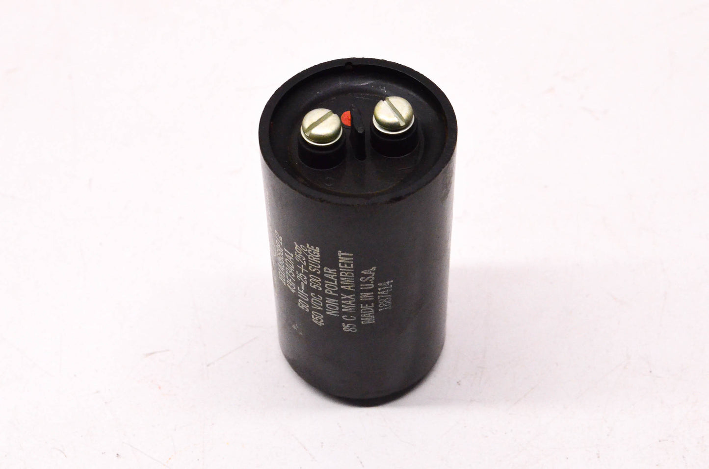 General Electric 161A8668P12, 43F734DA1 50uF 450 Volt DC Capacitor NOS