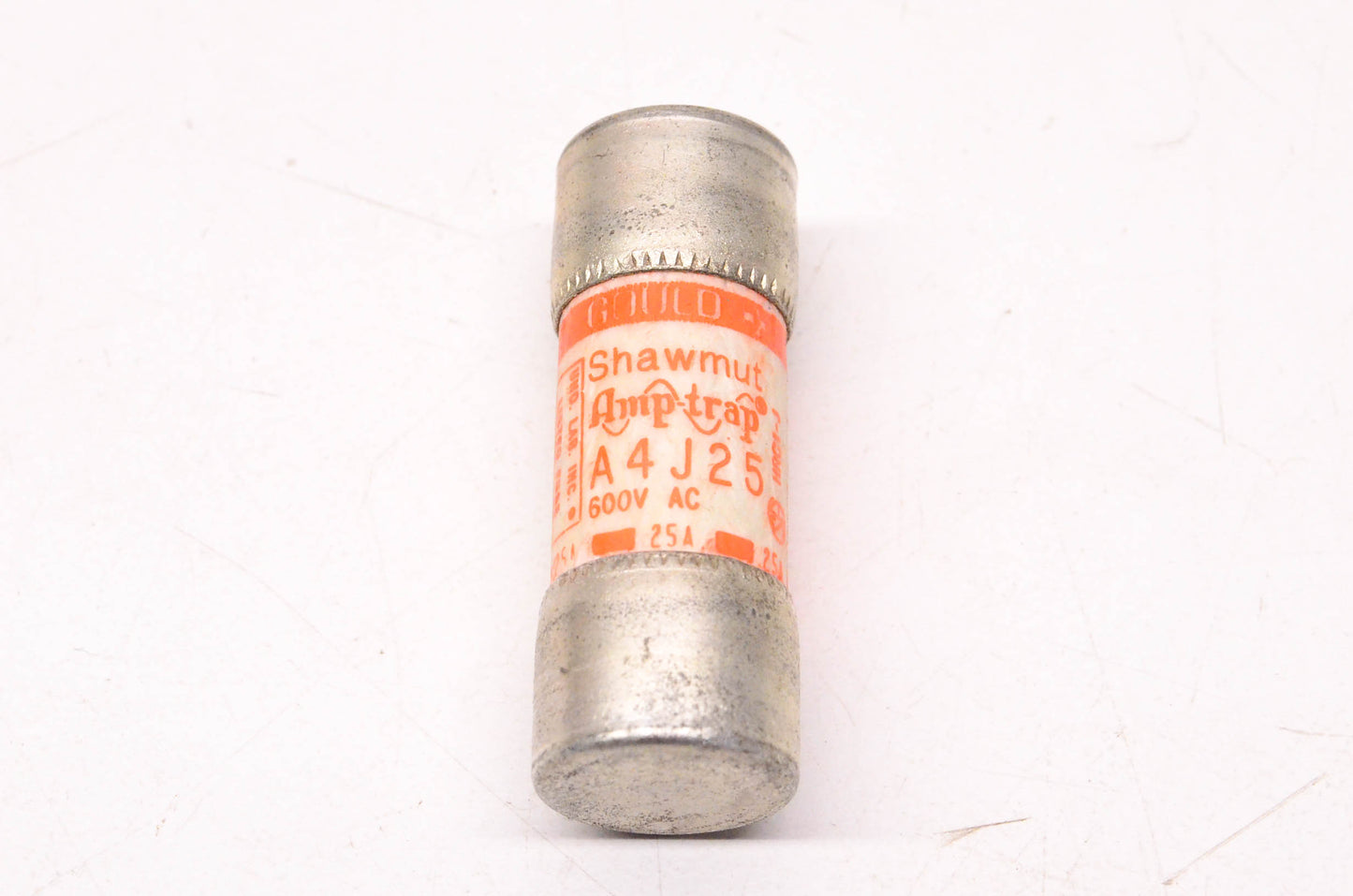Gould A4J25 25 Amp 600 Volt AC Current Limiting Amp-Trap Fuse NOS