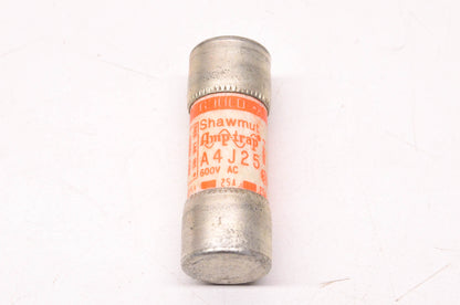 Gould A4J25 25 Amp 600 Volt AC Current Limiting Amp-Trap Fuse NOS