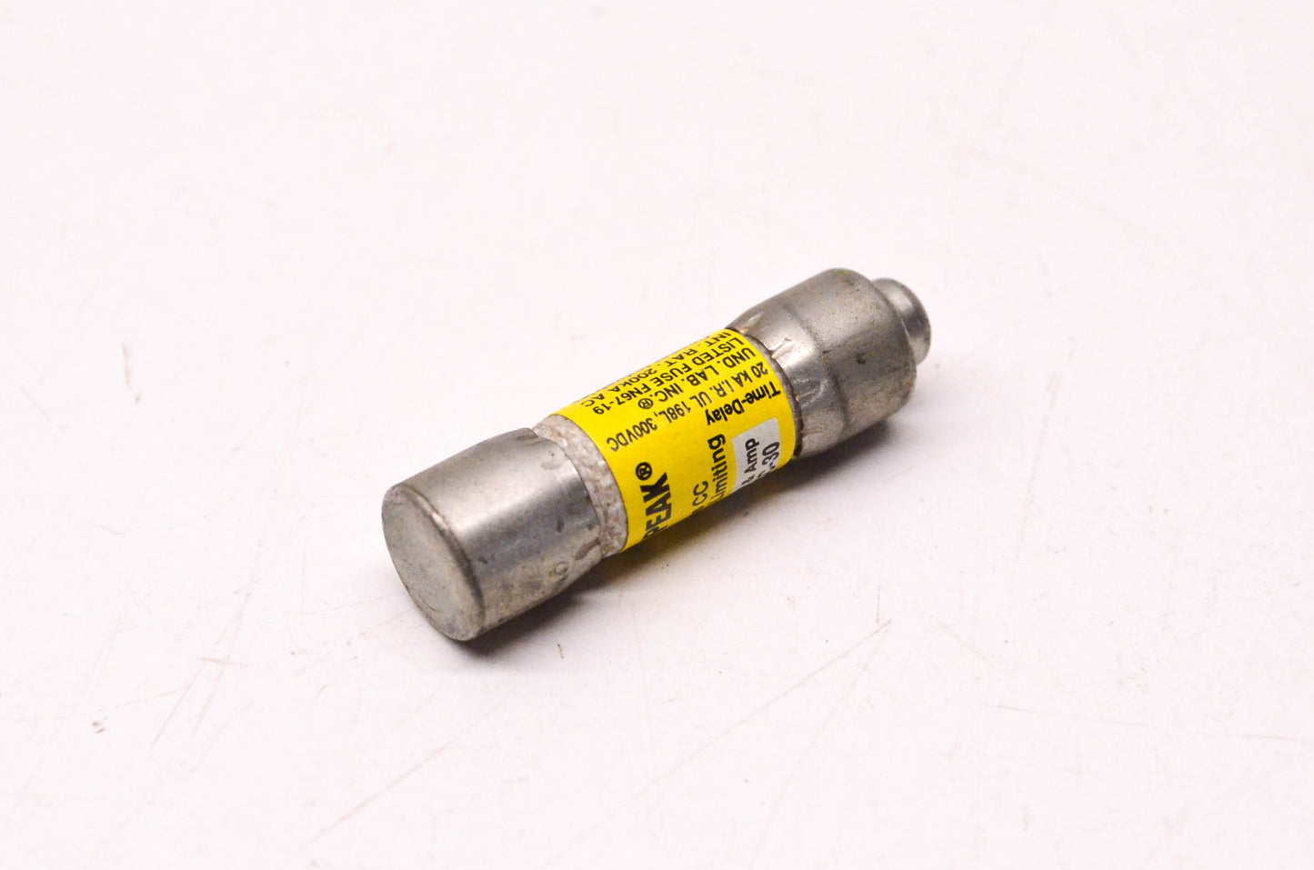 Cooper Bussmann LP-CC-30 30 Amp 300 Volt DC Class CC Current Limiting Fuse NOS