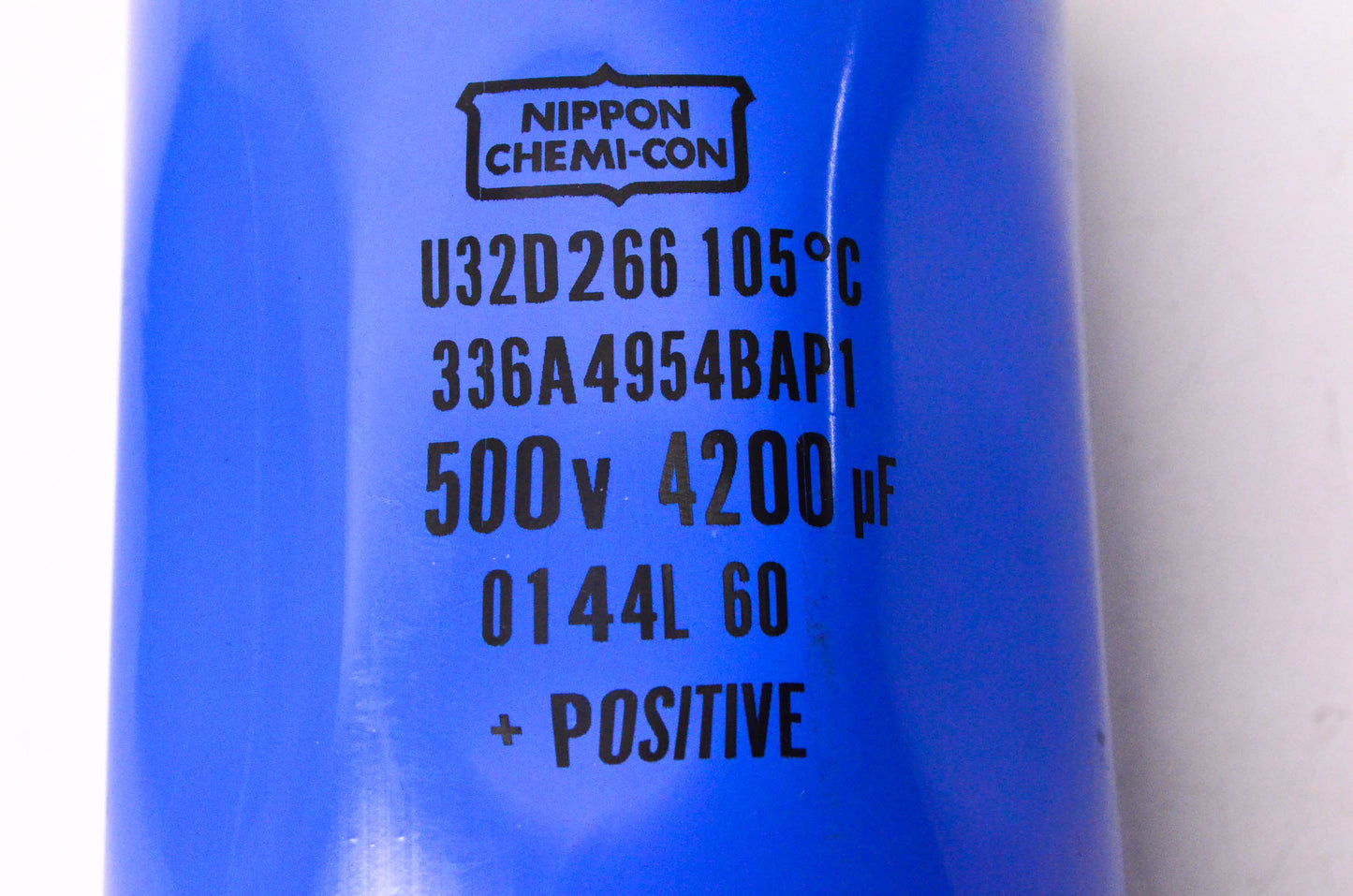 Nippon Chemi-Con 336A4954BAP1 4200uF 500 Volt Capacitor NOS