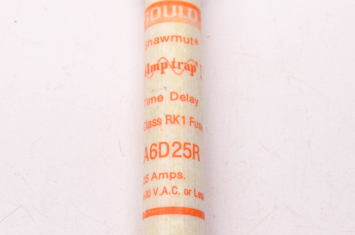 Gould A6D25R 25 Amp 600 Volt AC or Less Time Delay Amp-Trap Fuse NOS