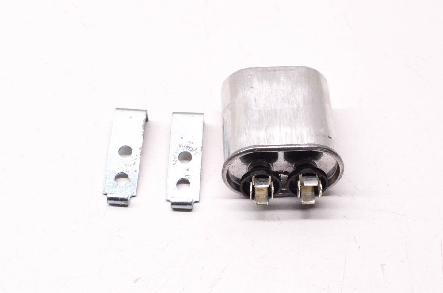 General Electric 25uF 1000 Volt AC 50/60HZ Capacitor W/ Hold Down Clamps NOS