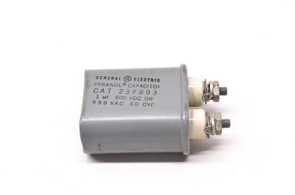 General Electric 23F893 1uF 600VDC or 330VAC Capacitor NOS
