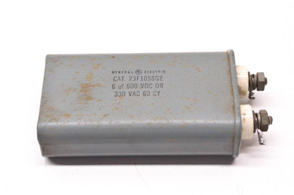 General Electric 23F1058G2 6uF 600VDC or 330VAC Capacitor NOS