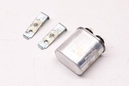 General Electric .1uF 1500 Volt AC 50/60HZ Capacitor W/ Hold Down Clamps NOS