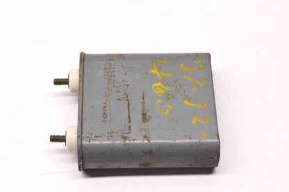 General Electric 23F895 10uF 600VDC or 330VAC Capacitor NOS