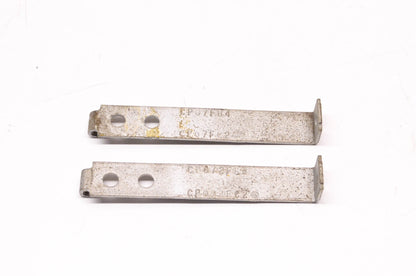 General Electric CP07FB4, CP07FC2 3.75"x.5" Capacitor Hold Down Clamps Qty 2 NOS