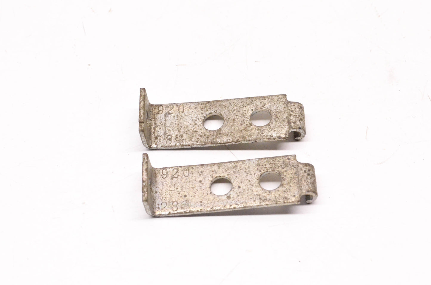 General Electric 92028 2"x.5" Capacitor Hold Down Clamps Qty 2 NOS