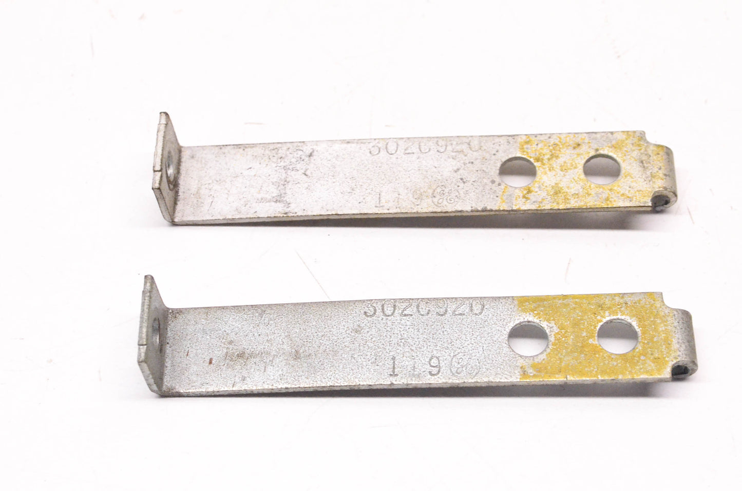 General Electric 302C920-119 3.5"x.5" Capacitor Hold Down Clamps Qty 2 NOS