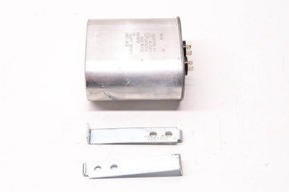 General Electric 2uF 1500 Volt AC 50/60HZ Capacitor W/ Hold Down Clamps NOS