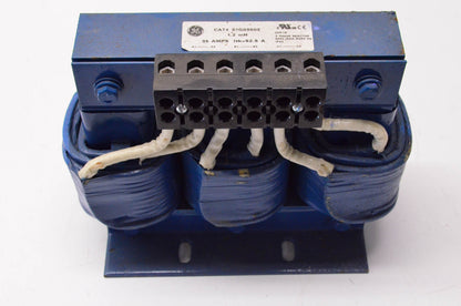 General Electric 37G03503 3 Phase Reactor 35 Amps 1.2mH 600 Volt 50/60Hz NOS