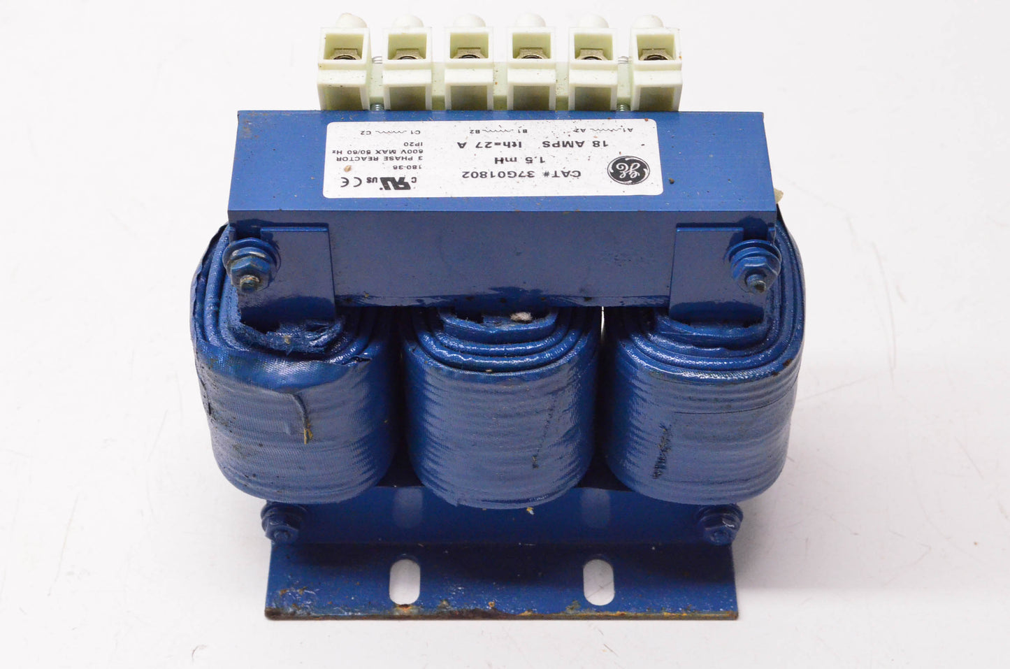 General Electric 37G01802 3 Phase Reactor 18 Amps 1.5mH 600 Volt 50/60Hz NOS