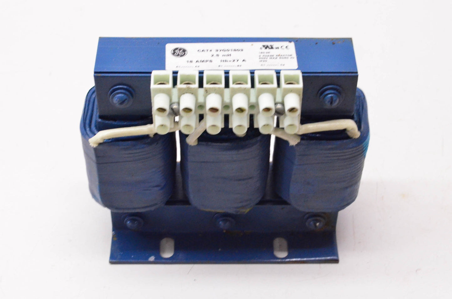 General Electric 37G01803 3 Phase Reactor 18 Amps 2.5mH 600 Volt 50/60Hz NOS