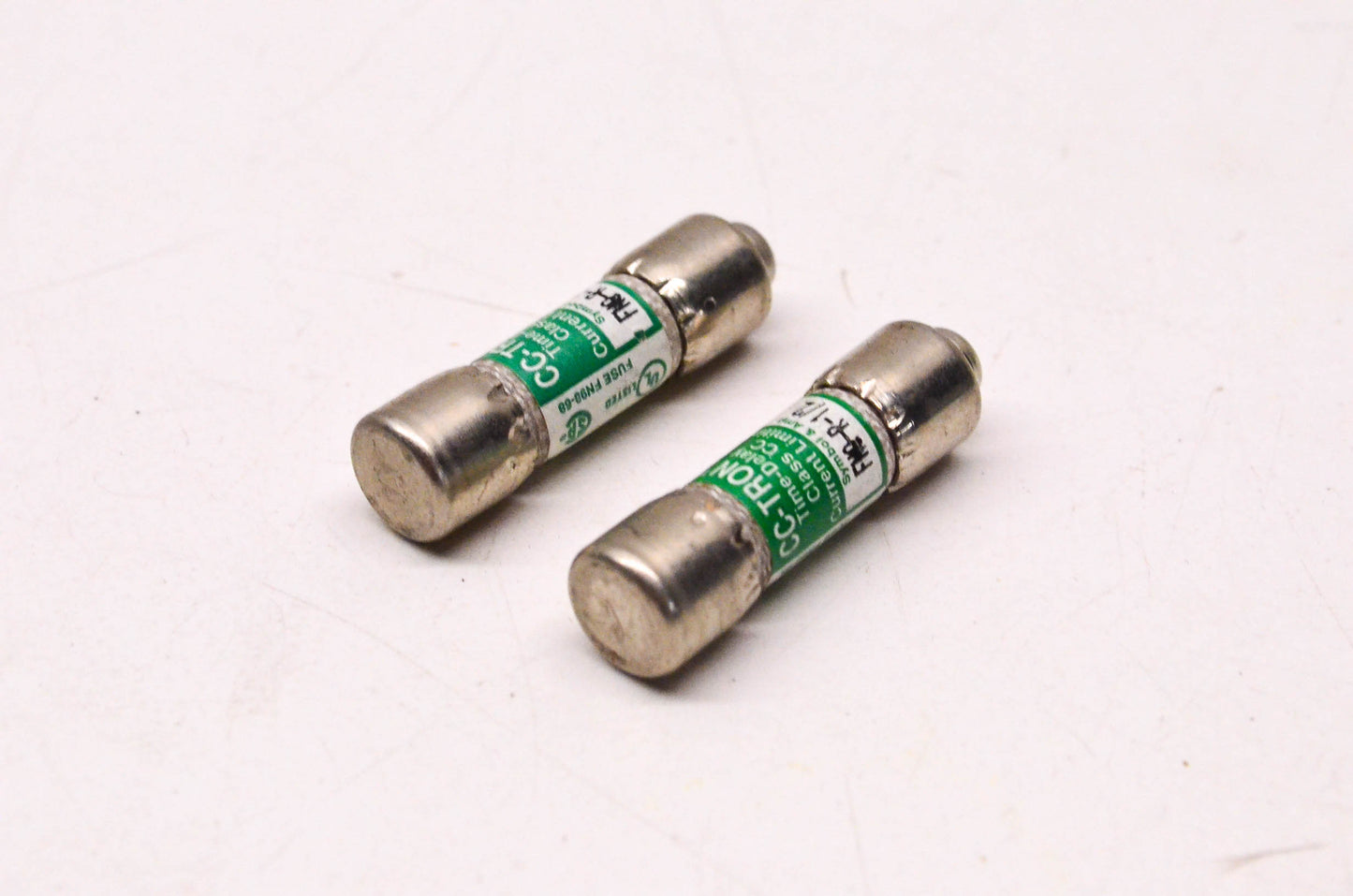 Cooper Bussmann FNQ-R-1/2 .5 Amp 600 Volt Time Delay Fuses Qty 2 NOS