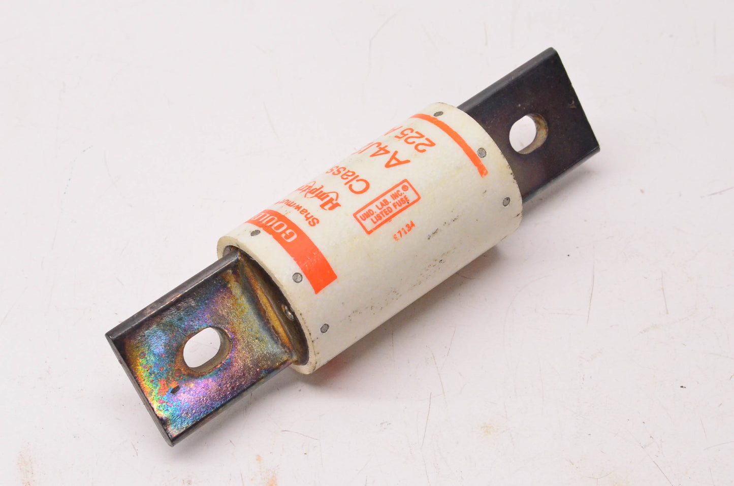 Gould A4J225 225 Amp 600 Volt AC or Less Class J Amp-Trap Fuse NOS