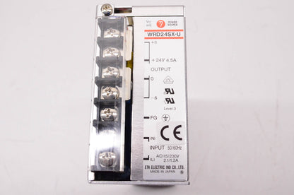 ETA Electric WRD24SX-U 24 Volt DC 4.5 Amp Power Supply NOS