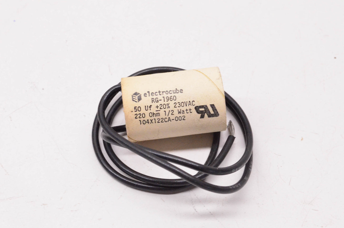 Electrocube 104X122CA-002, RG-1960 .5uF 230 Volt AC Capacitor NOS