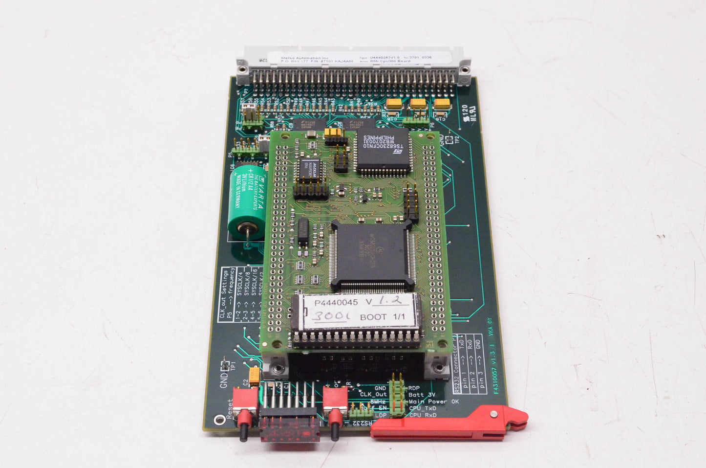 Metso Automation Inc. U4440253, U4440253V1.0 CPU300 Board NOS