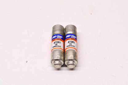 Ferraz Shawmut ATDR1 1 Amp 600 Volt Time Delay Fuses Qty 2 NOS