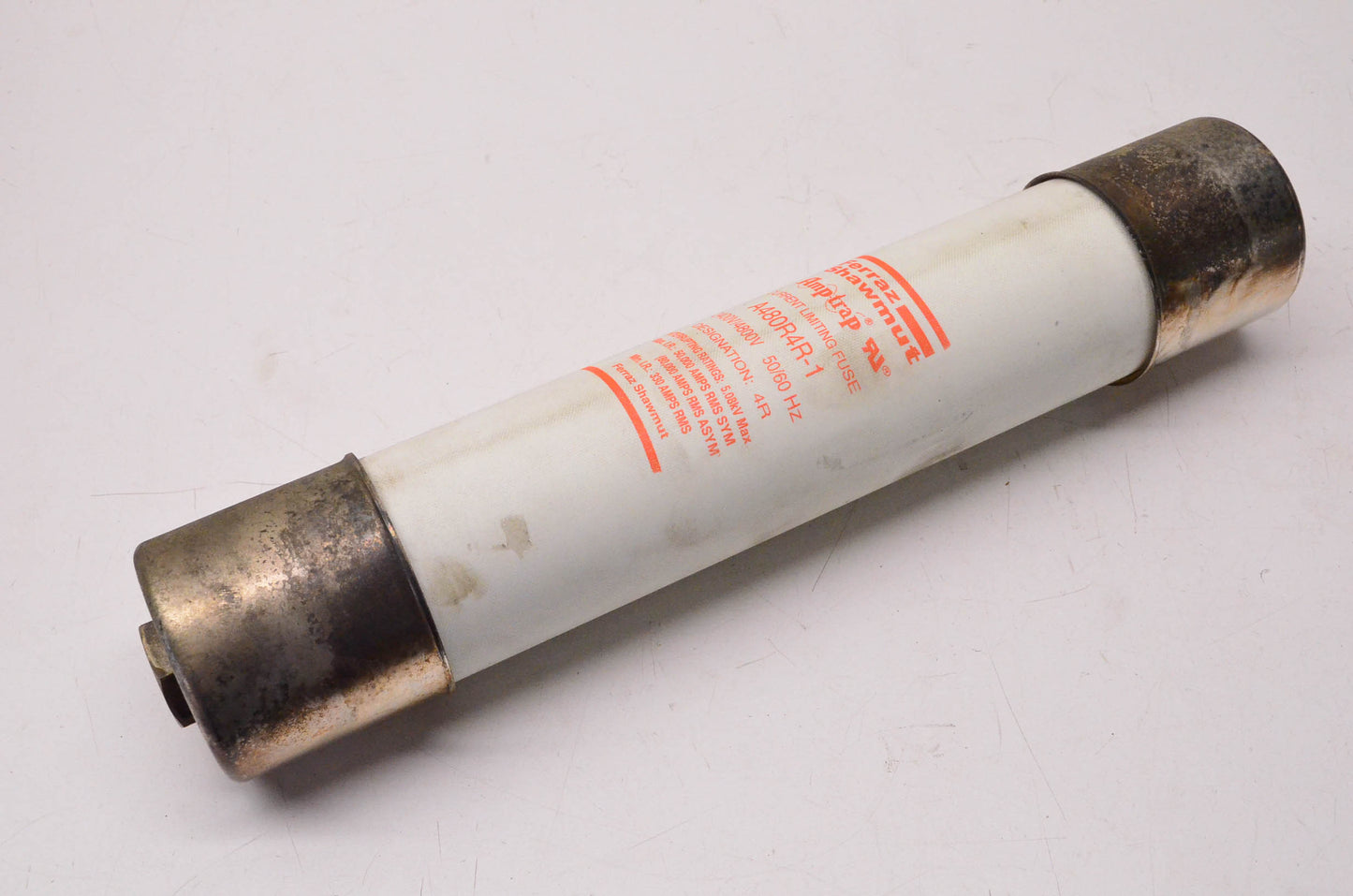 Ferraz Shawmut A480R4R-1 2400V/4800V 50/60Hz Current Limiting Amp-Trap Fuse NOS