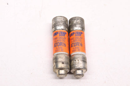 Gould ATDR1/2 1/2 Amp 600 Volt Time Delay Class CC Fuse Qty 2 NOS