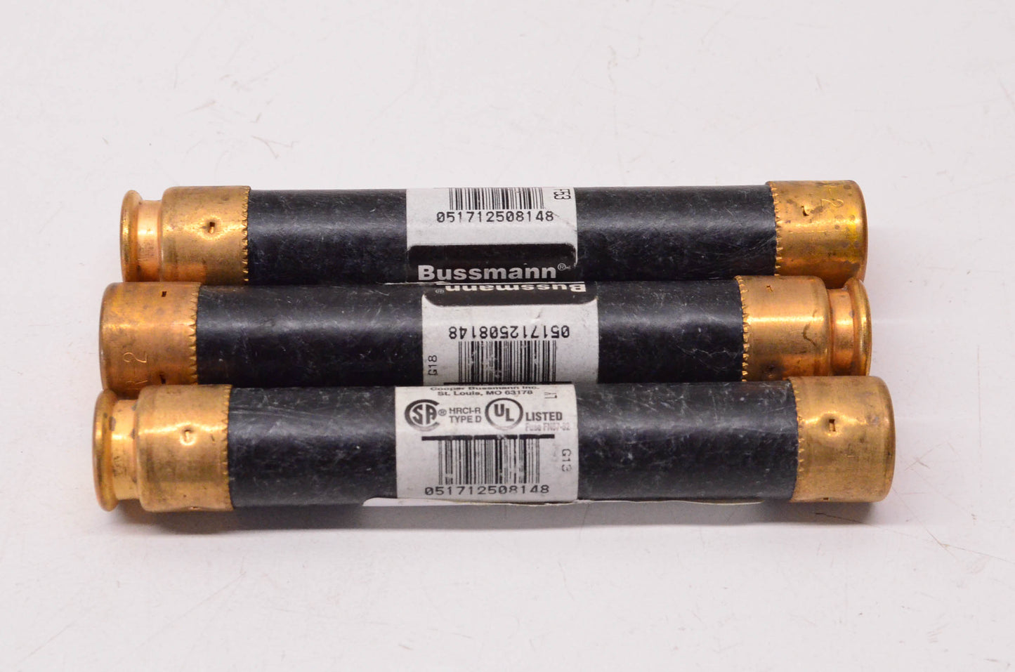 Cooper Bussmann 2Amp 600v Dual-Element Time-Delay Current Limit Fuse Qty 3 NOS