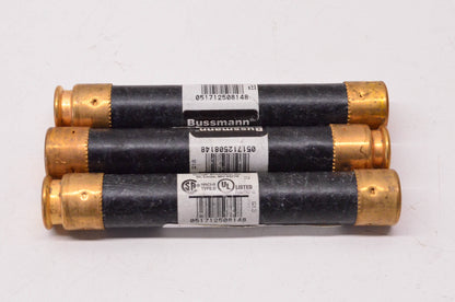 Cooper Bussmann 2Amp 600v Dual-Element Time-Delay Current Limit Fuse Qty 3 NOS