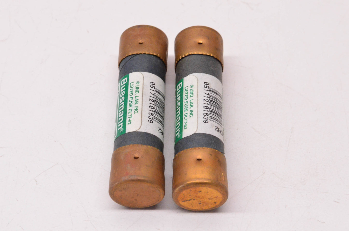 Cooper Bussmann NON-50 50 Amp 250 Volt AC One-Time Cartridge Fuse Qty 2 NOS