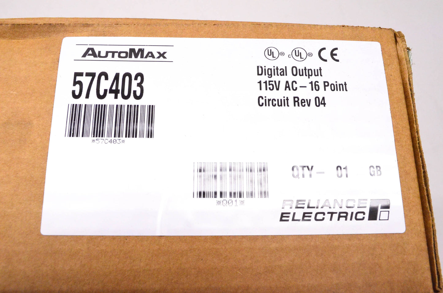 Reliance Electric 57C403 115 Volt AC 16 Point Output Module NOS