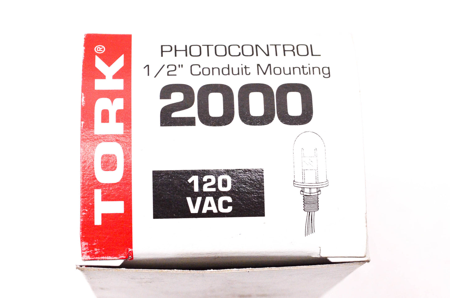 Tork 2000 Tork Photocontrol 120 Volt AC 1/2" Conduit Mounting NOS