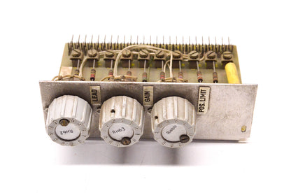 General Electric PWC194A6697G1 PC Board W/ Lead, Gain, & POS Limit Controls