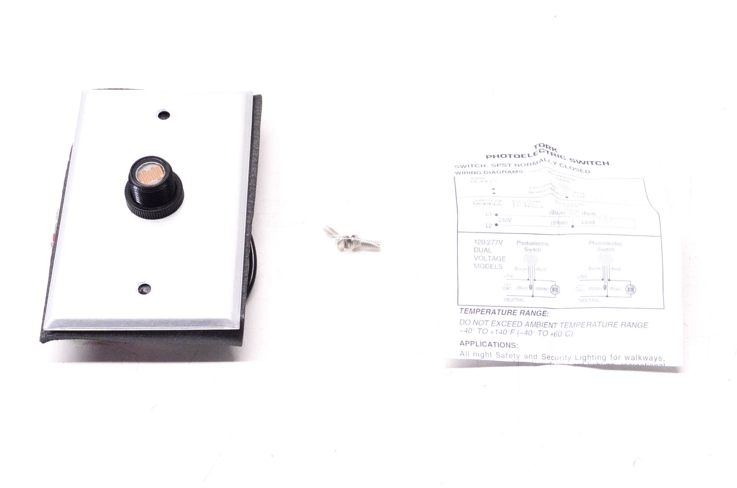 Tork 3010C Photoelectric Switch Kit NOS