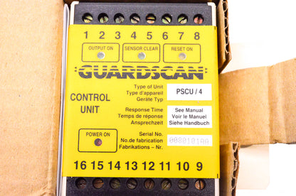 Guardscan PSCU/4, 0080101AA Control Unit NOS