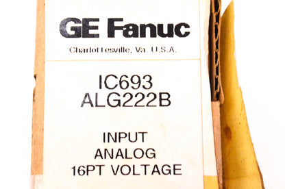General Electric IC693ALG222B GE Fanuc High Density 16Pt Analog Input NOS