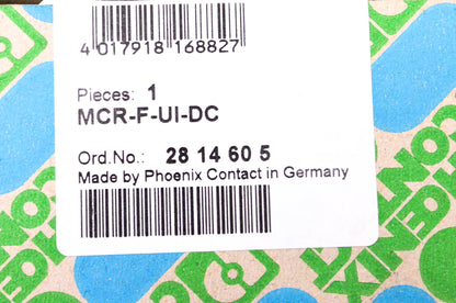 Phoenix Contact MCR-F-UI-DC Frequency Transducer NOS